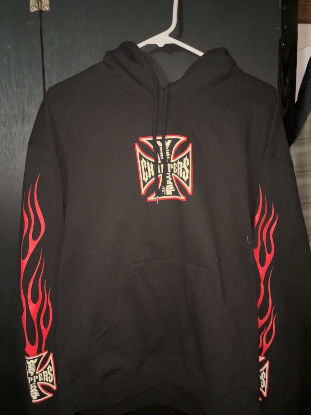 VINTAGE "BUT THE GAME STAYS THE SAME" West Coast Choppers Hoodie Jesse James